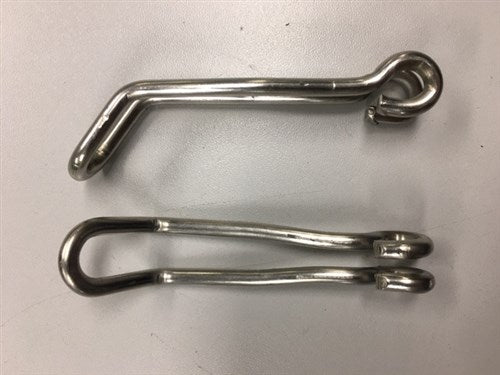Lampshaak Crown Bolt Edelstahl lang