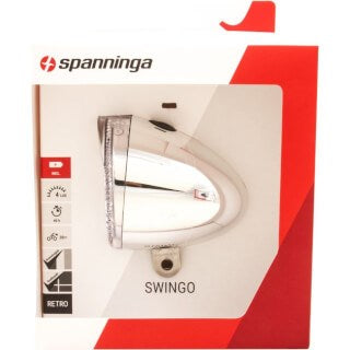 Spanninga Swingo Scheinwerfer Chrom Batt.