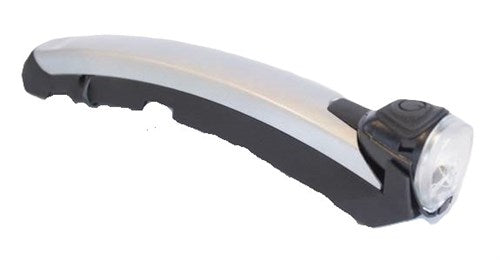 Scheinwerfer Gazelle Fenderlight V2 Hub Dynamo - Silberschwarz