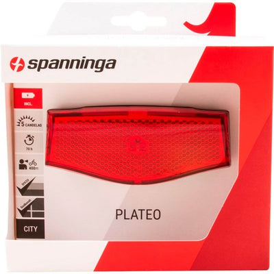 Spanninga Rücklicht plateo xb batterie 50 80mm