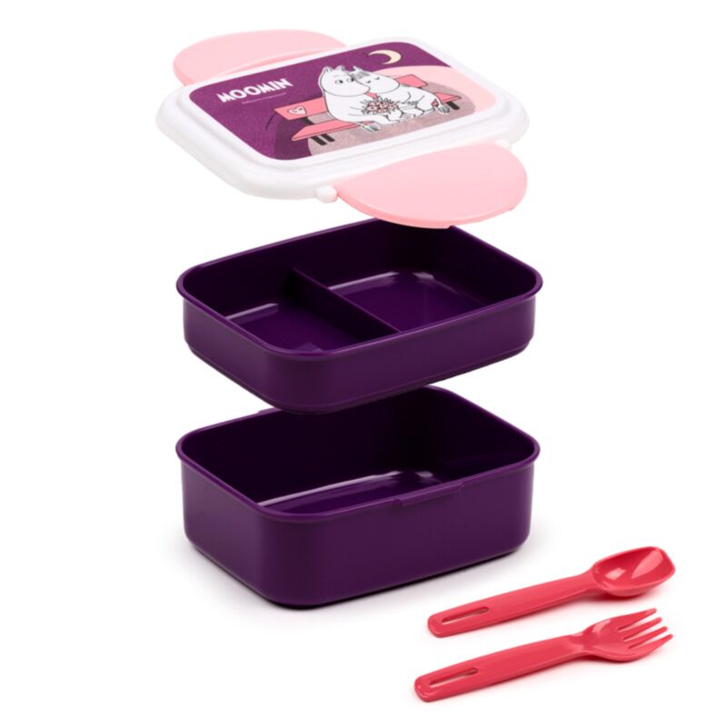 Moomin Clip Bento Box Lunchbox mit Besteck