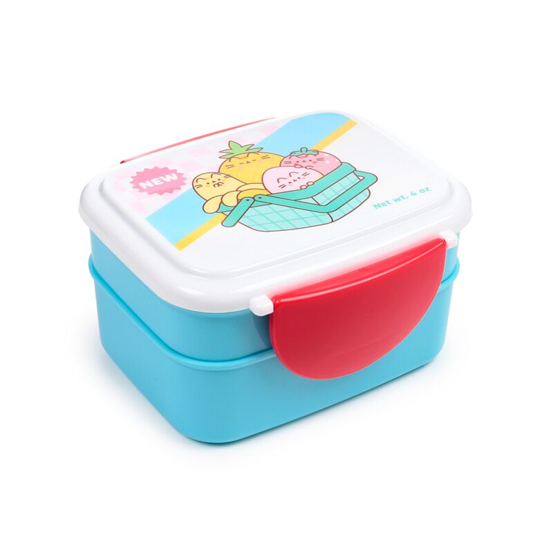 Pusheen die Katze Obst Clip Bento Box Lunchbox Besteck
