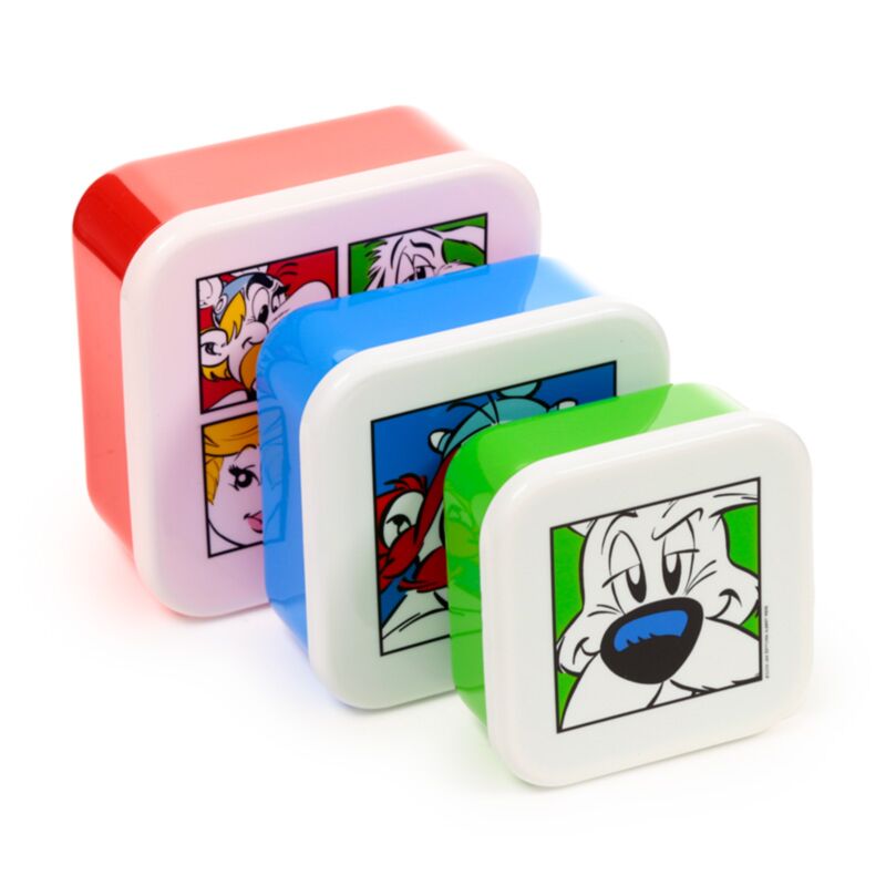 Setzen Sie 3 Lunchbox M L XL Asterix, Obelix, IDEFIX (Dogmatix) 2025