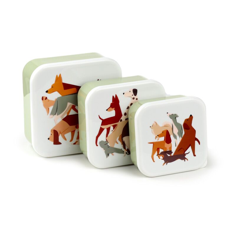 Set 3 Lunchbox M l xl - bellt Hund