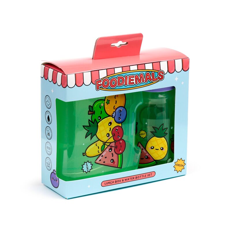 Foodiemals Lunchbox Trinkflaschen-Set