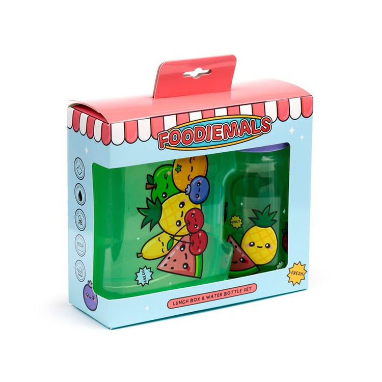 Foodiemals Lunchbox Trinkflaschen-Set