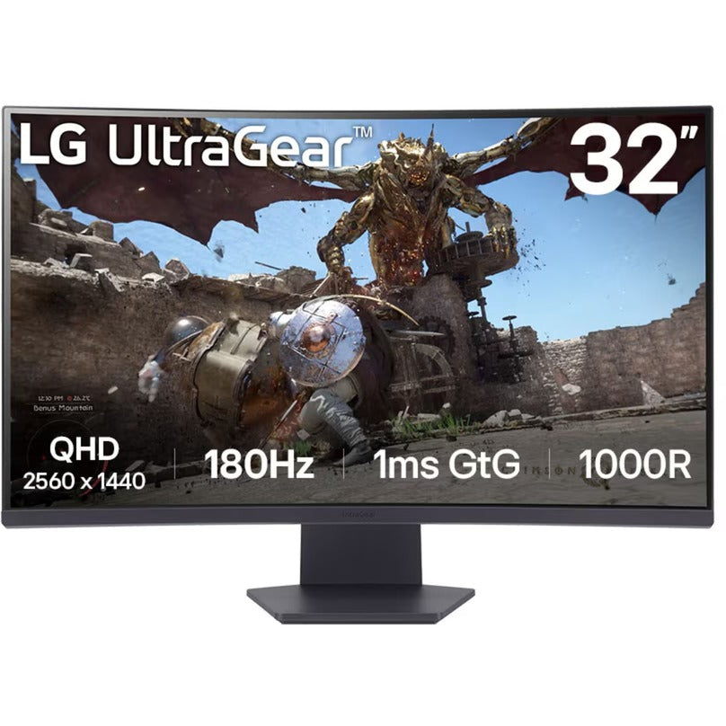 LG Ultragear 32GS60QC-B gebogener Gaming-Monitor