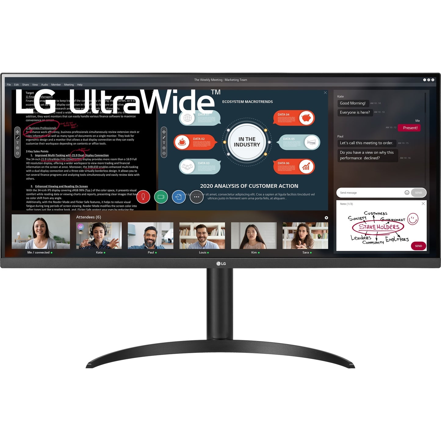 LG Ultrawide 34WP550-B