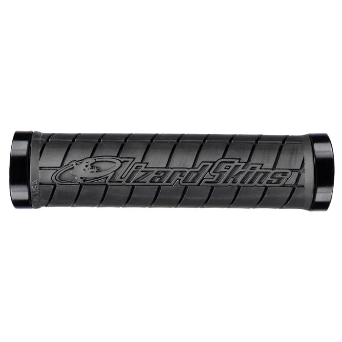 Echsenschalte Echsenschlederlinge Logo Lock-On-Griffe Jet Black