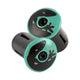 Lizard Skins DSP-Lenkerbandstopfen – Bianchi Celeste