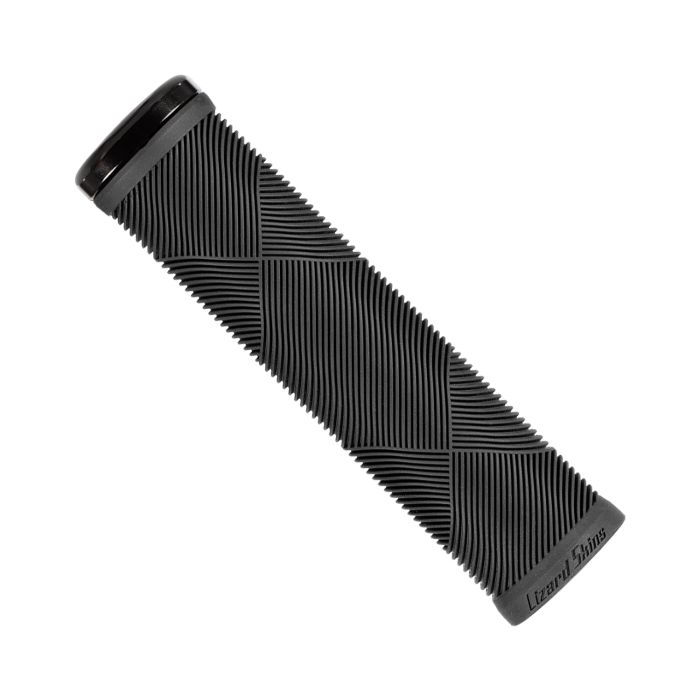 Echsenschalte Eidechse Skins Strata Single Lock-On-Griffe Jet Black