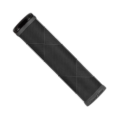 Echsenschalte Eidechse Skins Strata Single Lock-On-Griffe Jet Black