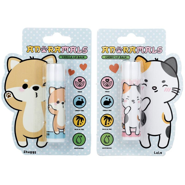 Kat Shiba Inu Adoramals Lip Balsam Stick - Kirschvanille