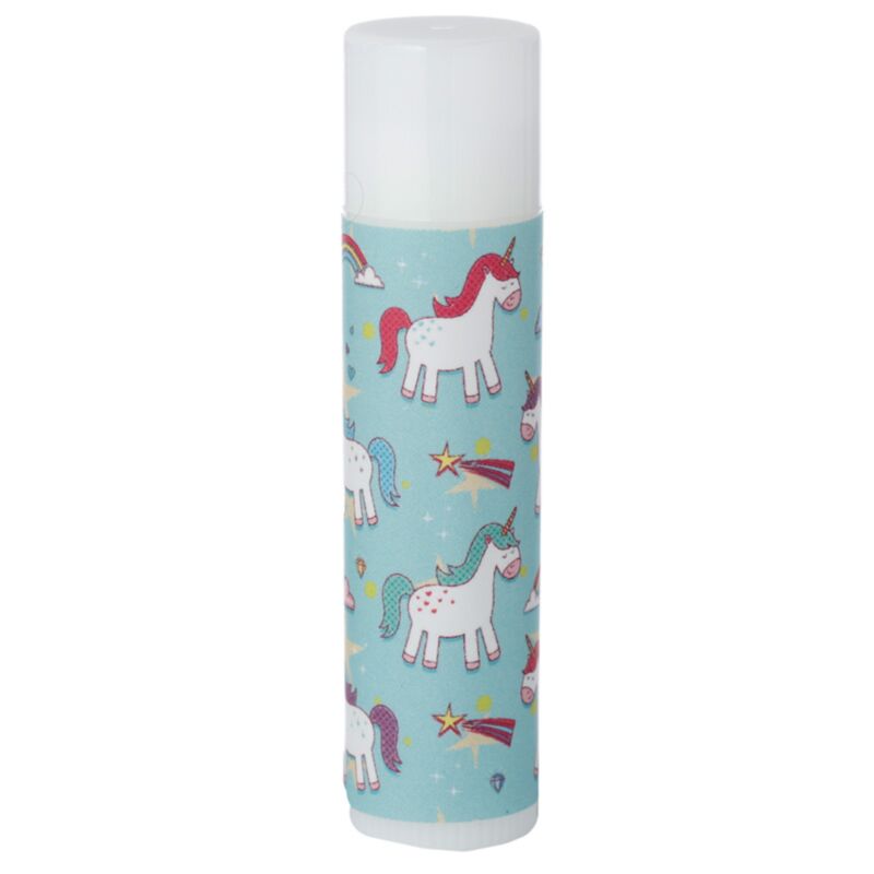 Regenbogen Einhorn Lippenbalsam Stick - Baumwoll Süßigkeiten