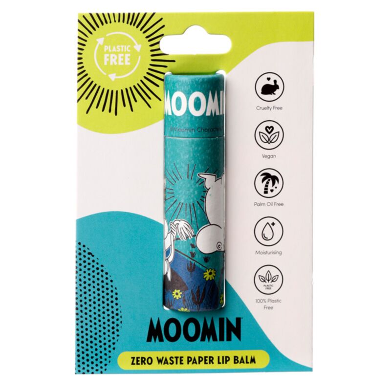 Moomin Paper Lip Balsam Stick - Erdbeere