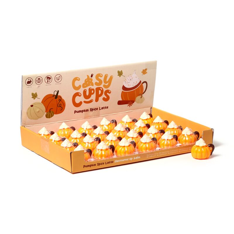 Pumpkin Spiced Latte Lippenbalsam aufklappbar