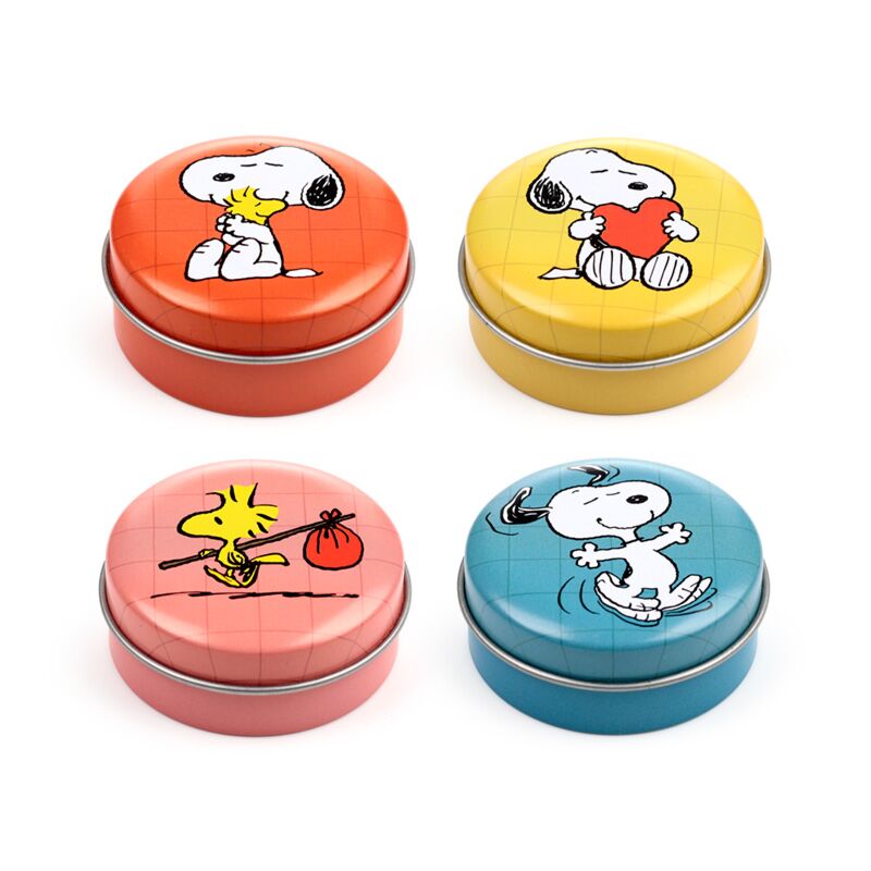 Peanuts Snoopy Woodstock Lippenbalsam in einer Dose