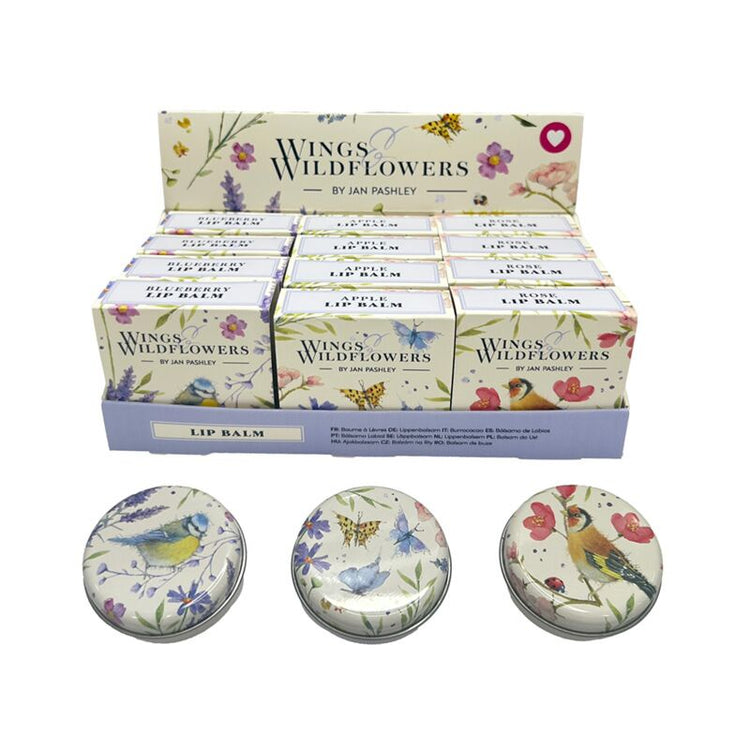 Jan Pashley Wings Wildflowers Lippenbalsam in einer Dose
