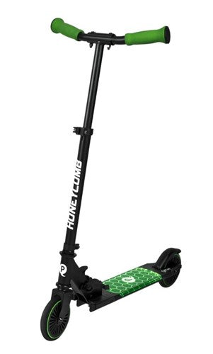 QPlay Honeycomb Step - Kinder - Grün - Mit LED-Beleuchtung - Stunt Step