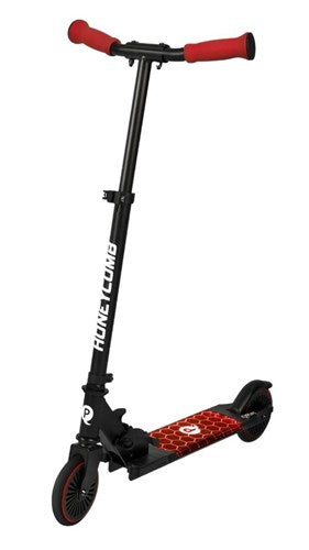QPplay Mini Stief Alu faltbar rot mit LED -Beleuchtung