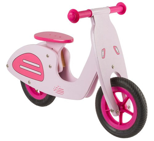 Balance Fahrrad Holz vespa rosa