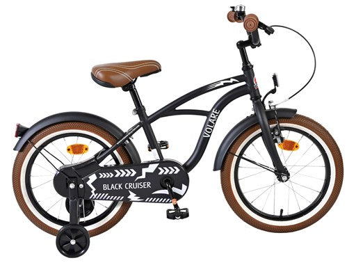 Yipeeh 16 Zoll Fahrrad schwarz Cruiser 51646