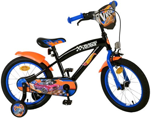 Heiße Räder heiße Räder 16 Zoll Fahrrad Schwarz Orange Blau 31656
