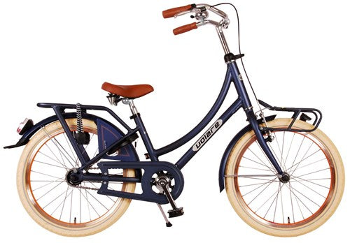 Volare Oma Classic Children's Bicycle - Mädchen - 20 Zoll - Matt Blue