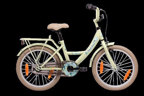Fahrrad Spaß 18 Zoll Mädchen Fahrrad Blume Spaß hellgrün