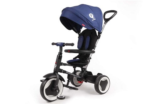Rito Deluxe 3 in 1 Dreirad Junior Schwarz Blau