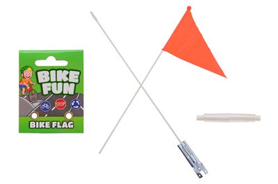 Johntoy Fahrradflagge Wangel Oranje teilbar
