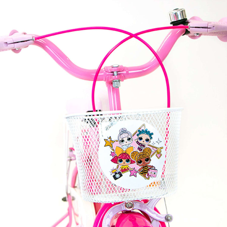 Lol Überraschung Kinderfahrrad - Mädchen - 16 Zoll - Pink - Zwei Handbremsen