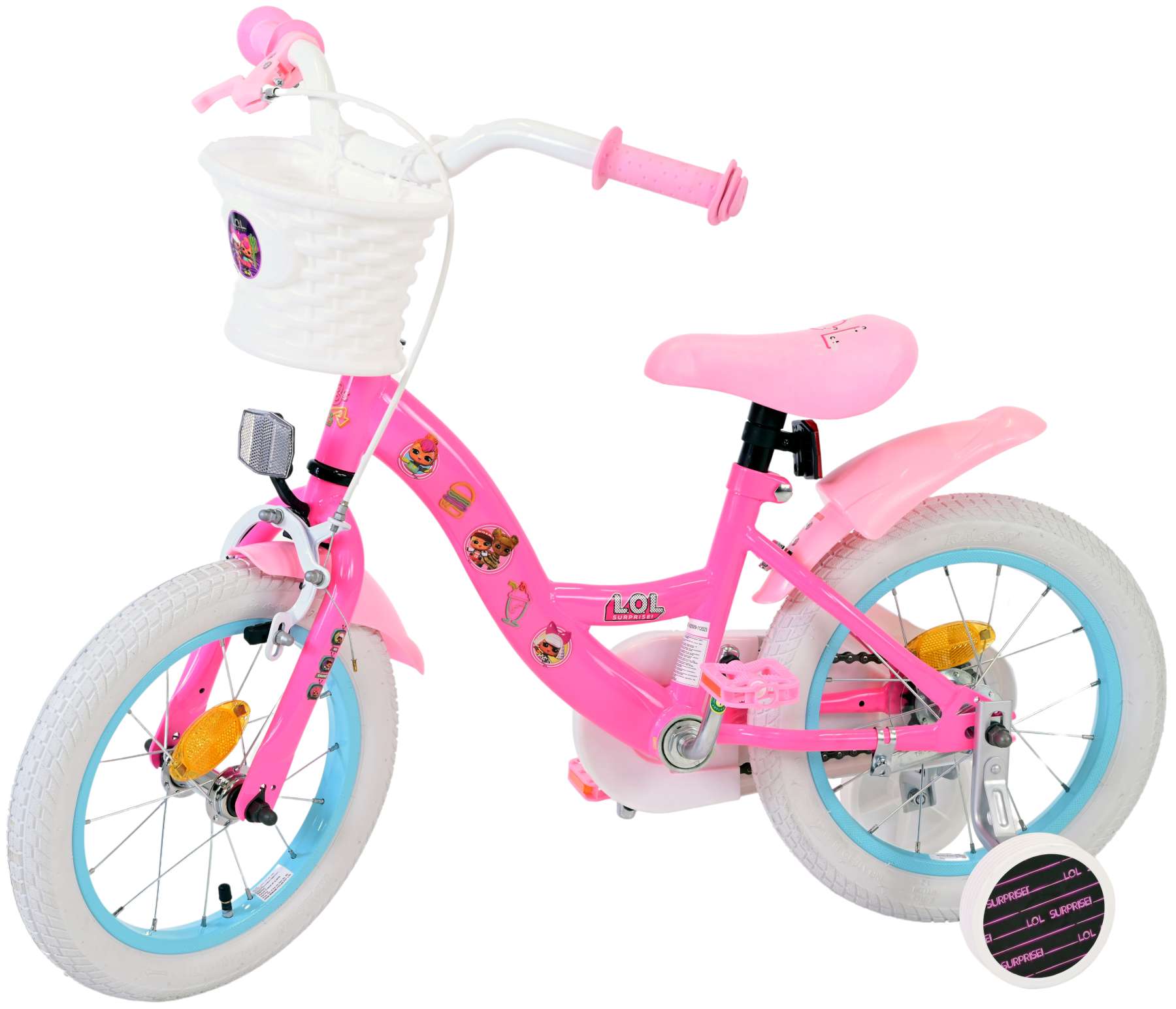 Lol überraschende Kinder Fahrradmädchen 14 Zoll rosa