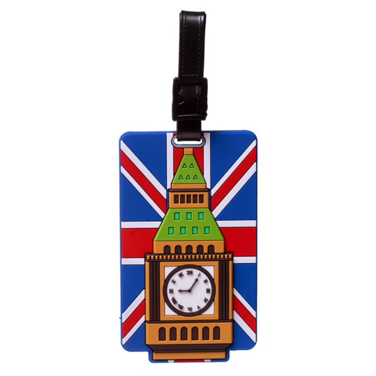 London British Flag Big Ben PVC Legal Label