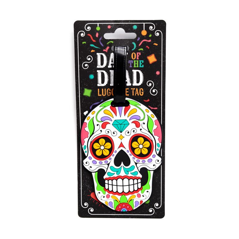 Slide de Los Muertos PVC -Koffer -Etikett