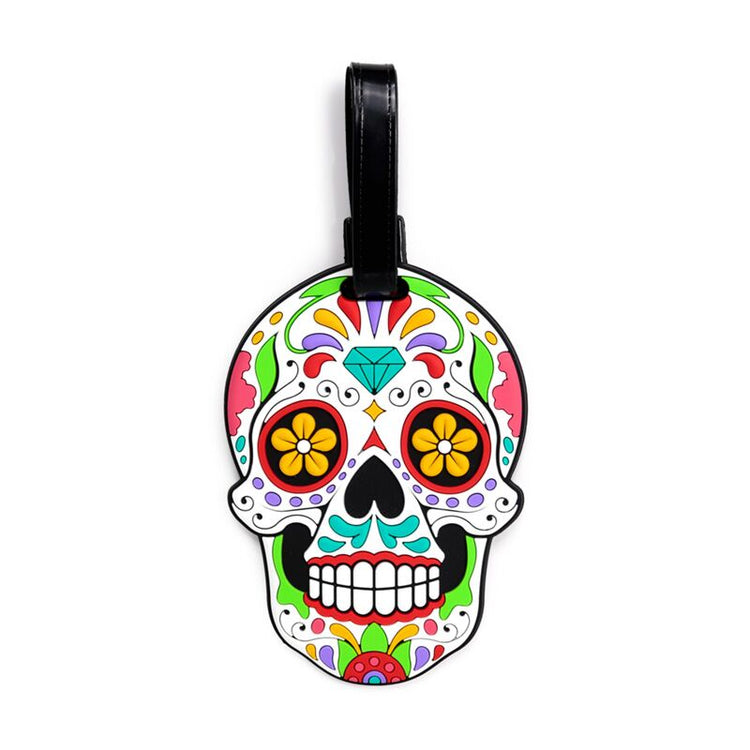 Slide de Los Muertos PVC -Koffer -Etikett
