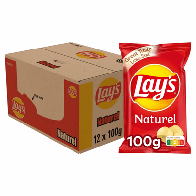 Lay's Lays Chips Natur (12x 100g)