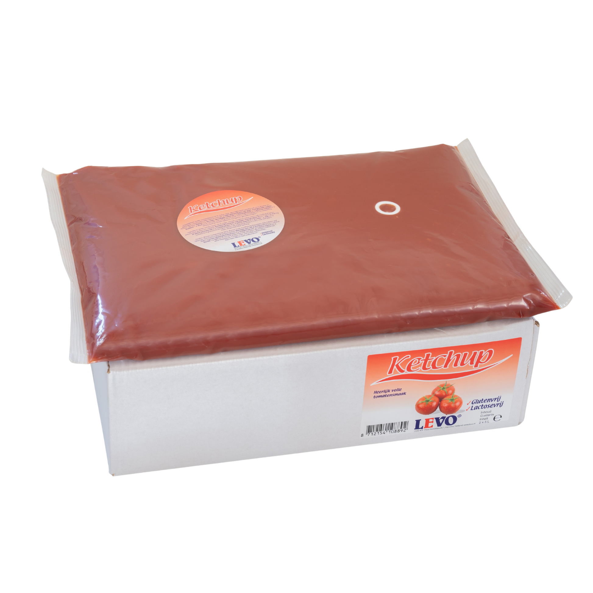 Levo Ketchup-Packbeutel (2x 5 Liter)