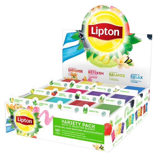 Lipton Feel Good Selection Tee-Sortenpackung Sortimentsbox (180 Stück) (Kopie)