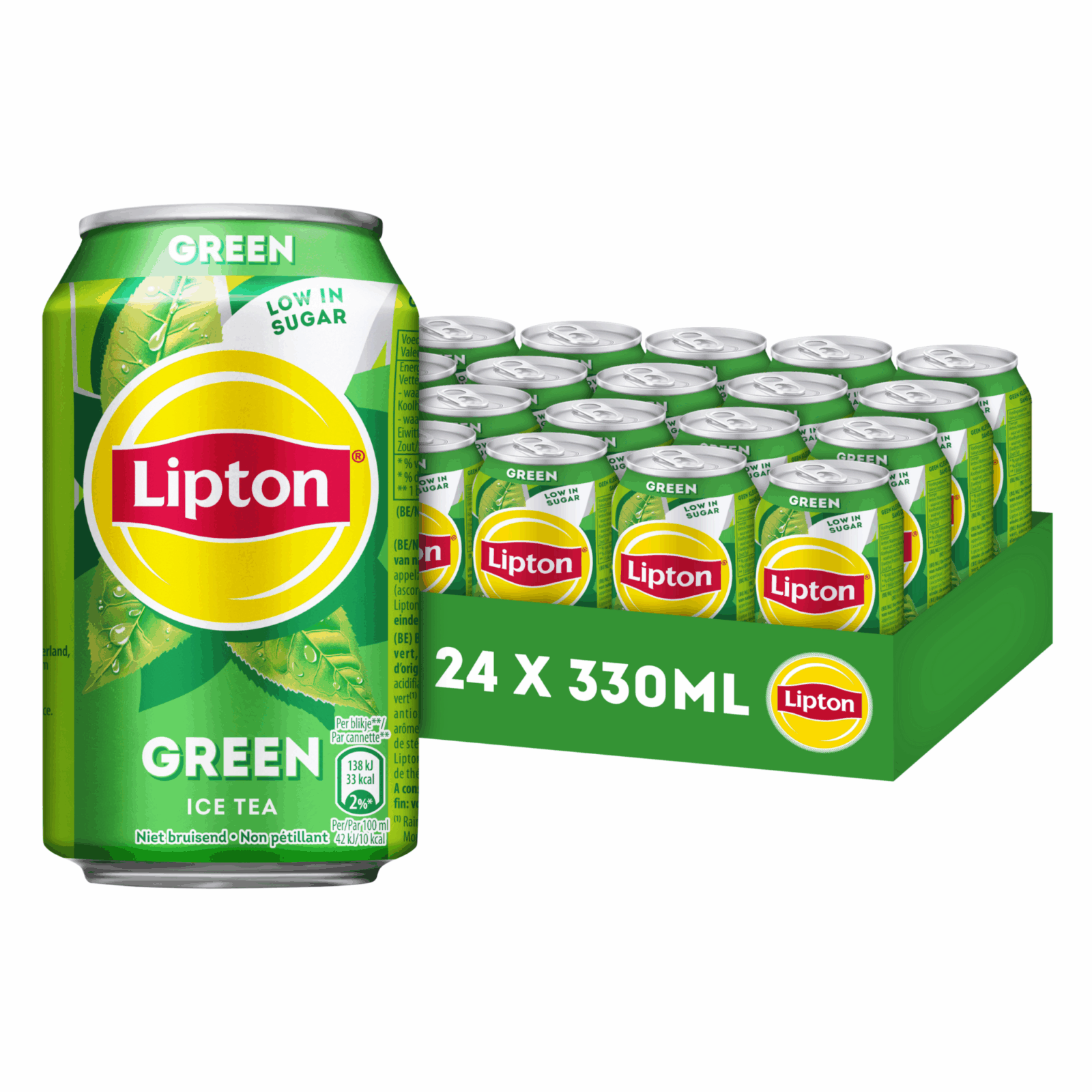 Lipton Eistee grün pur (24x 33cl)