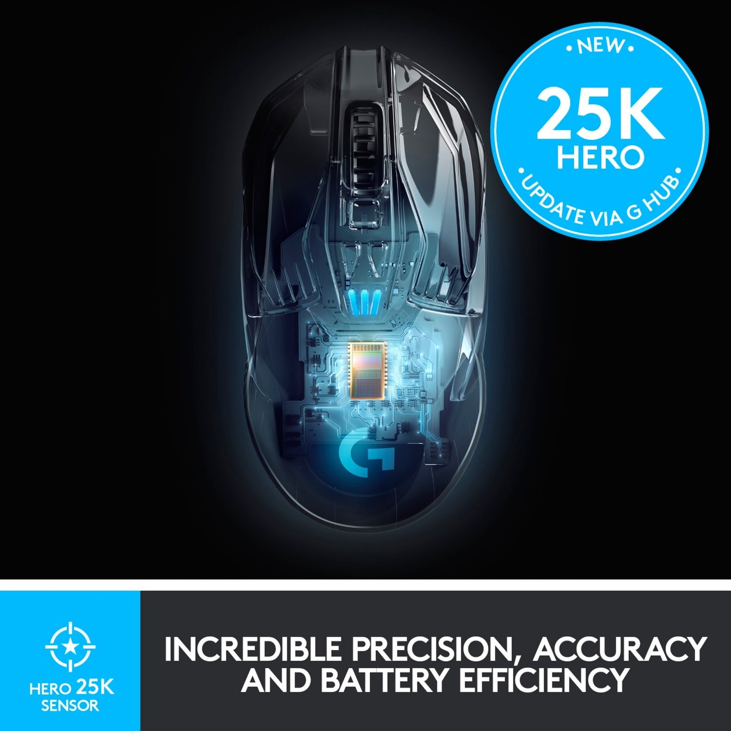 Logitech G903 Hero Gaming Maus