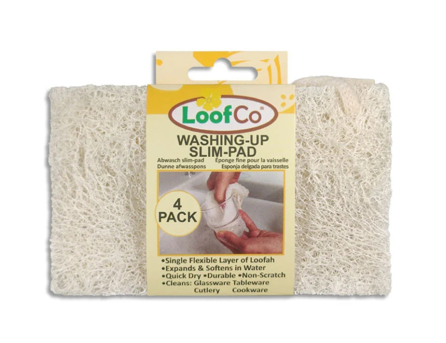 LOOFCO -Reinigung Schwämme Loofah - Dun - 4 Stücke