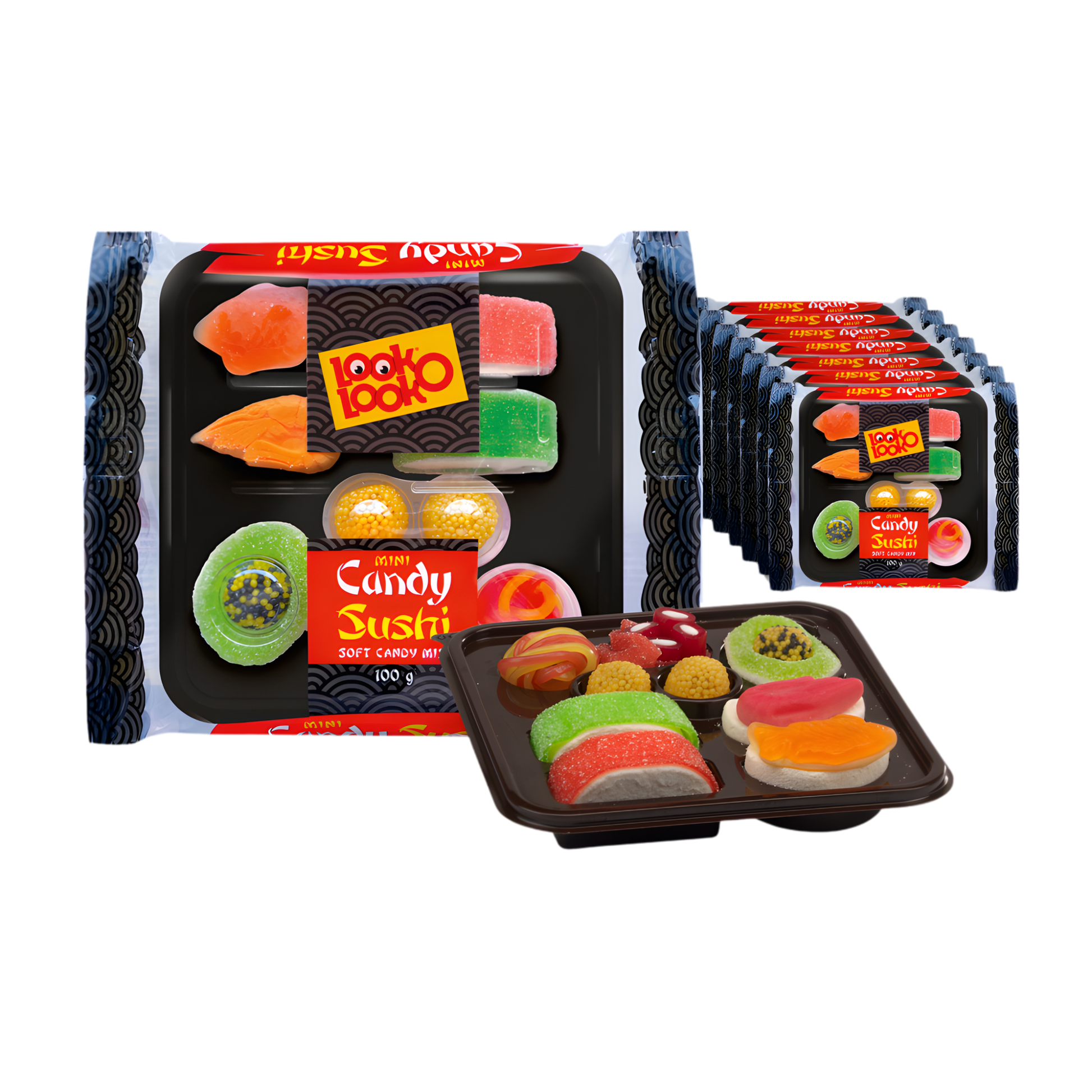 Look o Look Mini-Süßigkeiten-Sushi (7x 100gr)
