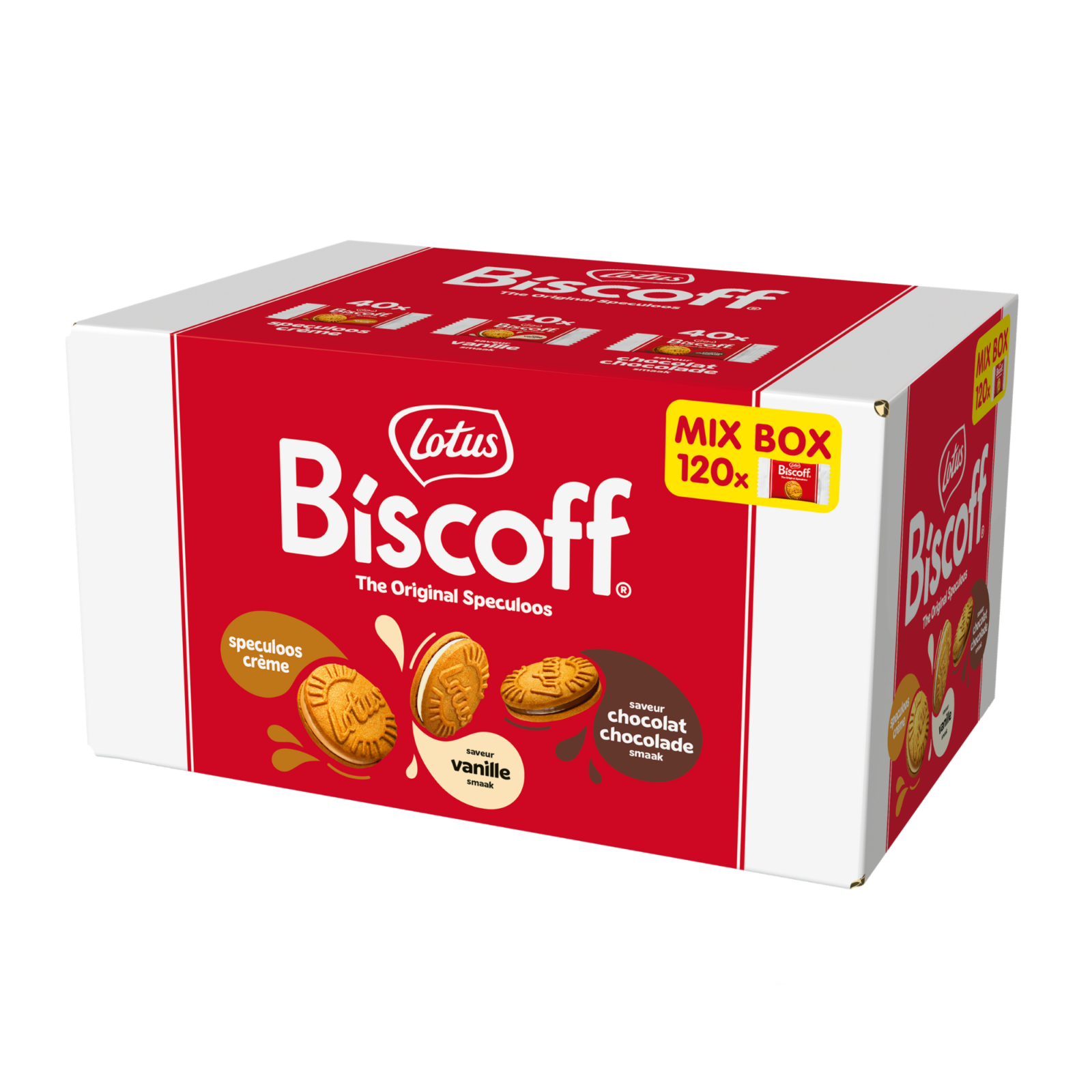 Lotus Biscoff Sandwich-Keks-Mischbox (120 Stück)