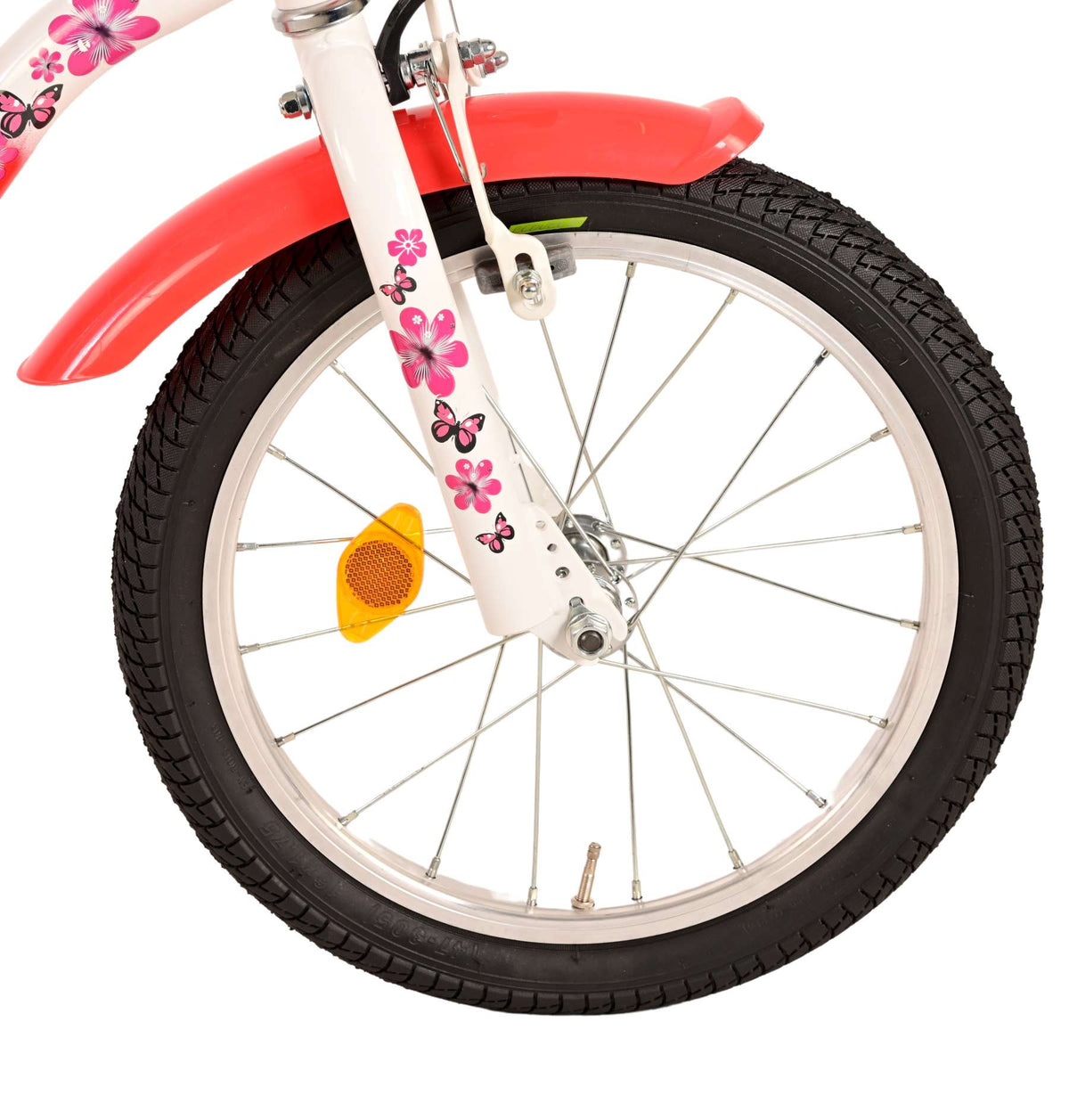 Volare Lovely Children's Bicycle - Mädchen - 16 Zoll - Rotwittchen - Zwei Handbremsen