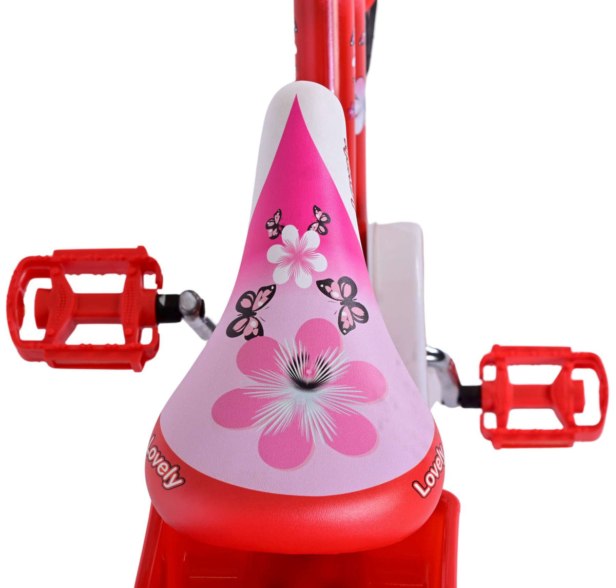 Volare schöne Kinderbike Girls 16 Zoll rotweiß