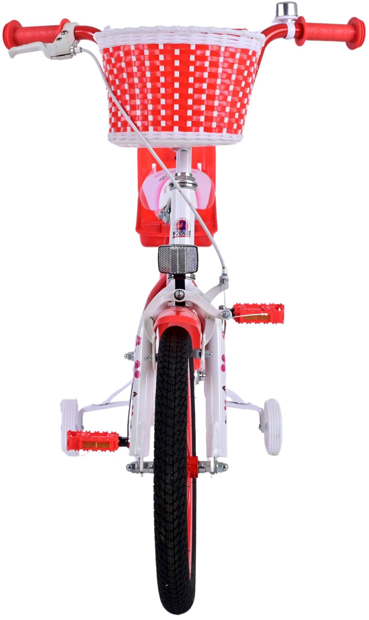 Volare schöne Kinderbike Girls 16 Zoll rotweiß