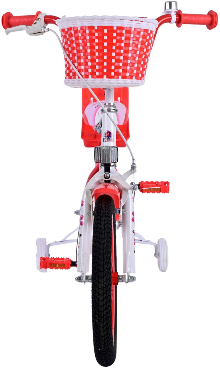 Volare schöne Kinderbike Girls 16 Zoll rotweiß