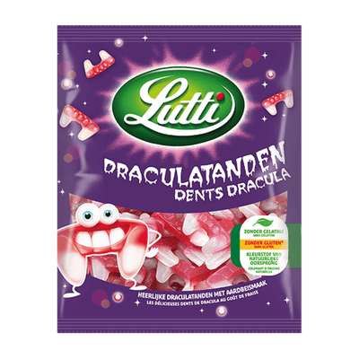 Lutti Dracula Zähne Beutel (12x 80g)