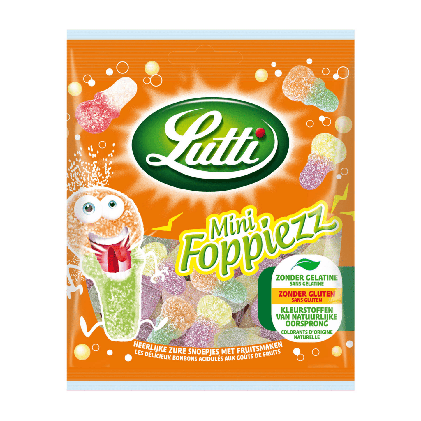 Lutti Mini-Foppiez-Beutel (12x 80g)